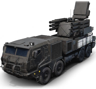 Pantsir-SM vehicle